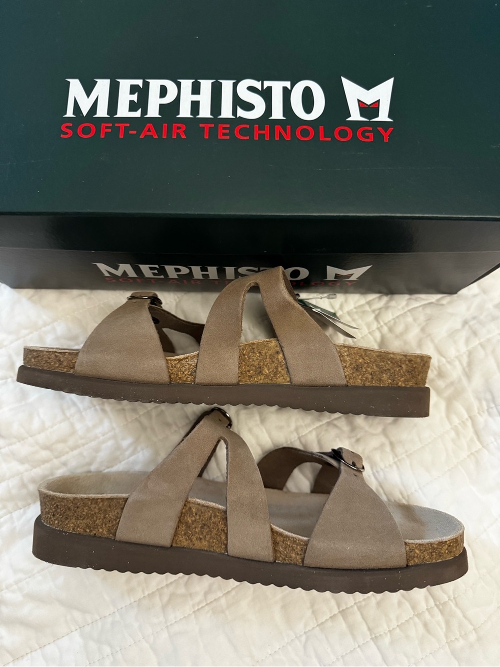 Mephisto Hannel Sandals Warm Grey 38 - Picture 7 of 9